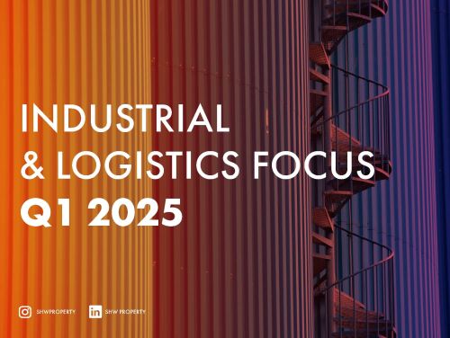 Front cover Industrial and Logistics Focus Report Q1 2025