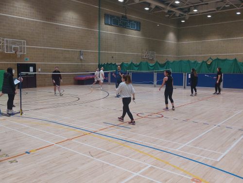 Badminton in action!