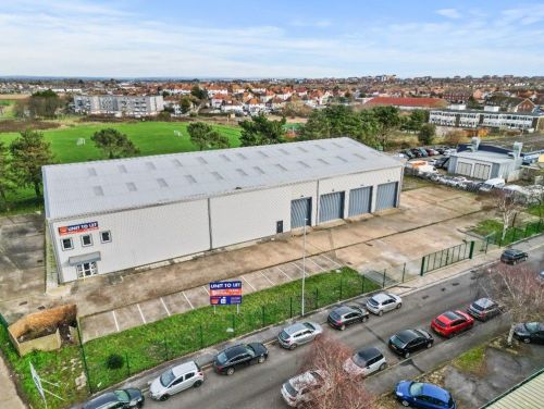 Arial view of Compton Industrial Estate, Eastbourne